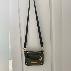 Juicy Couture green velvet shoulder purse